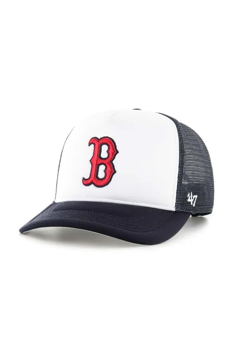 Кепка 47 brand MLB Boston Red Sox цвет синий с аппликацией B-TRTFM02KPP-NY