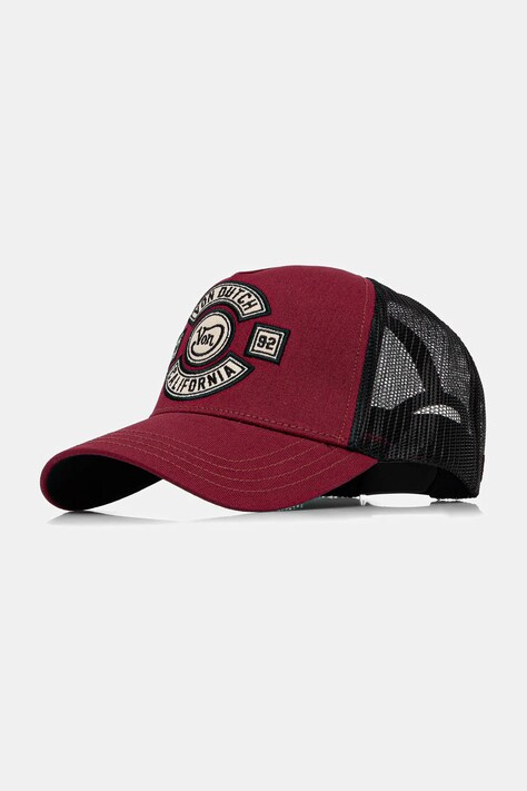 Von Dutch șapcă culoarea bordo, VD.0.CAS1.BIK
