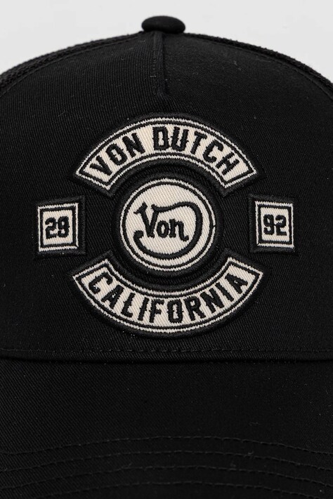 Кепка Von Dutch — AA00-CAM0P6, чорний — фото 2