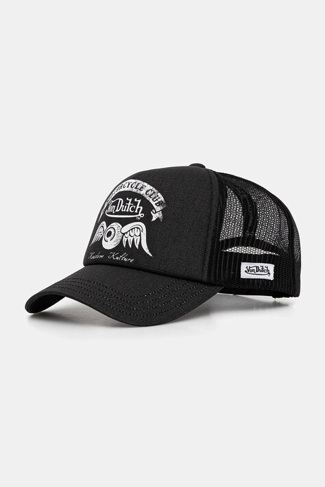 Von Dutch czapka z daszkiem kolor czarny VD.0.CAS1.CREW