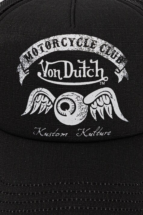 Кепка Von Dutch — AA00-CAM0PB, чорний — фото 2