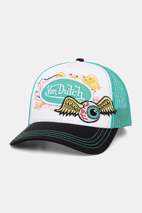 Von Dutch czapka z daszkiem męska zielona VD.0.CAS1.PAT