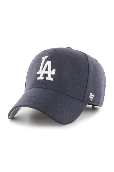Кепка 47 brand MLB Los Angeles Dodgers цвет синий с аппликацией