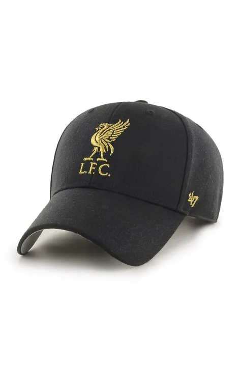 Šiltovka 47 brand EPL Liverpool čierna farba, s nášivkou