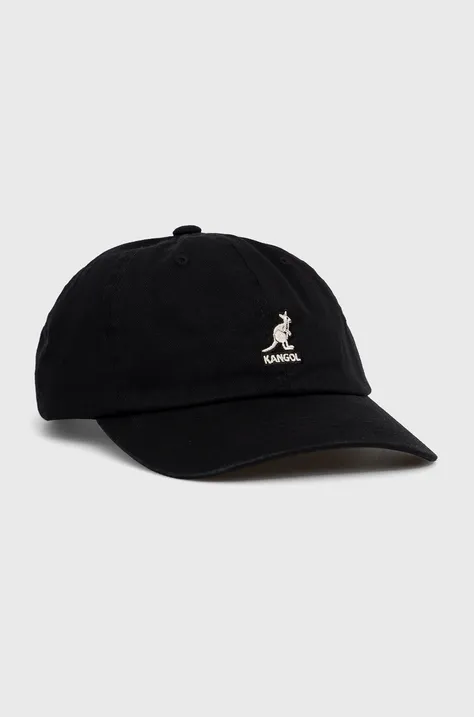 Kangol șapcă culoarea negru, material uni K5165HT.BK001-BK001