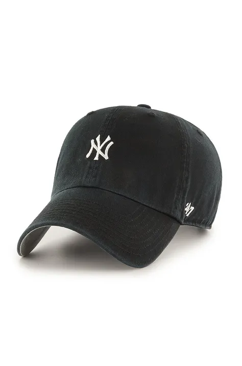Čepice 47brand MLB New York Yankees černá barva, s aplikací, B-BSRNR17GWS-BK