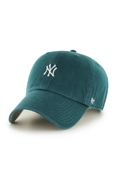47brand czapka New York Yankees kolor turkusowy z aplikacją