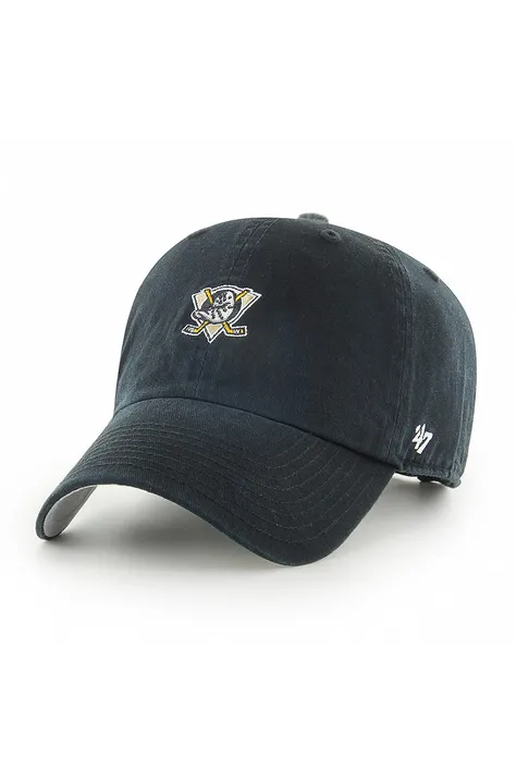 Καπέλο 47 brand Anaheim Ducks χρώμα: μαύρο