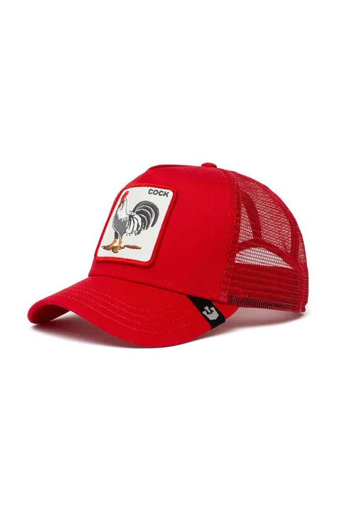 Goorin Bros șapcă culoarea rosu, cu imprimeu