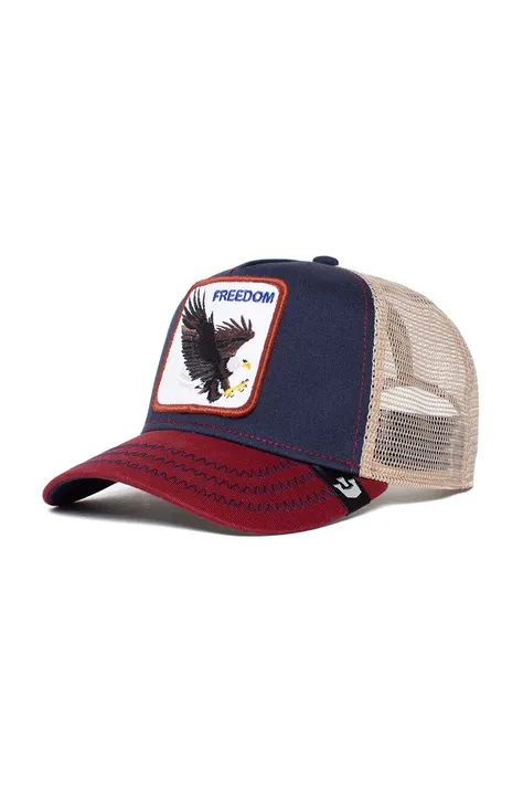 Goorin Bros czapka The Freedom Eagle kolor bordowy z aplikacją 101-0384