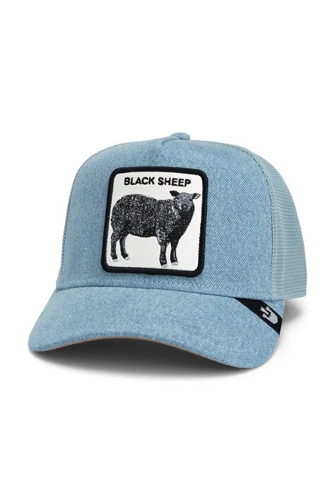 Goorin Bros șapcă The Black Sheep culoarea negru, cu imprimeu, 101-0380
