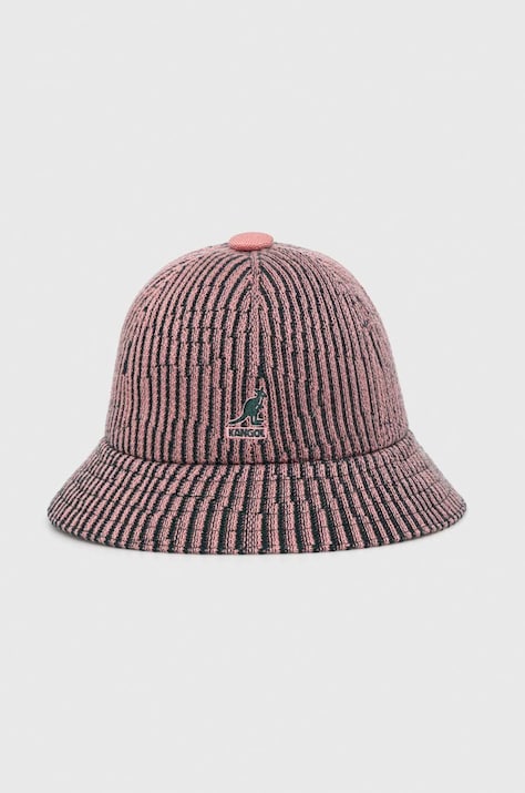 Шляпа с примесью шерсти Kangol цвет розовый