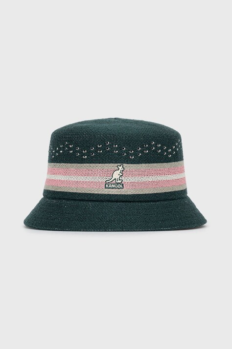Kangol palarie din amestec de lana culoarea verde