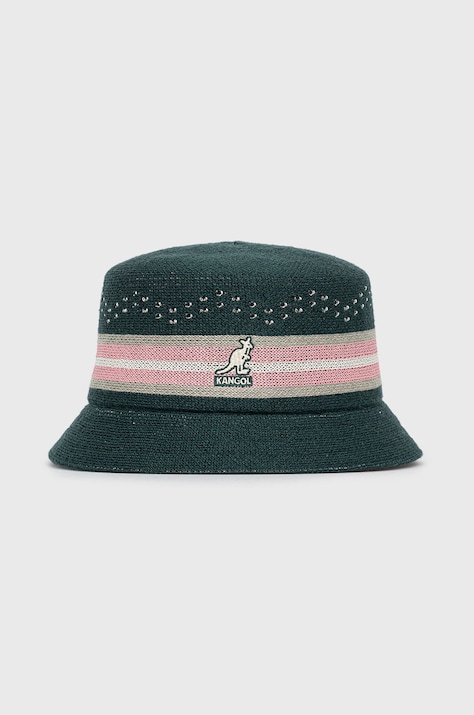 Kangol palarie din amestec de lana culoarea verde