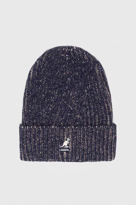 Шапка с вълна Kangol в тъмносиньо