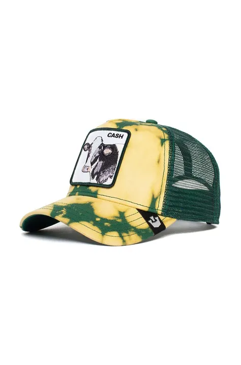 Kapa sa šiltom Goorin Bros boja: zelena, s uzorkom