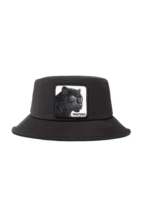 Bavlnený klobúk Goorin Bros čierna farba, bavlnený