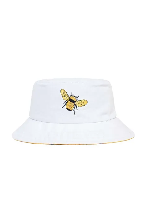 Pamučni šešir Goorin Bros boja: bijela