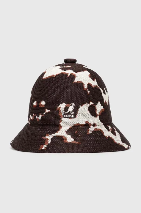 Шляпа Kangol цвет коричневый