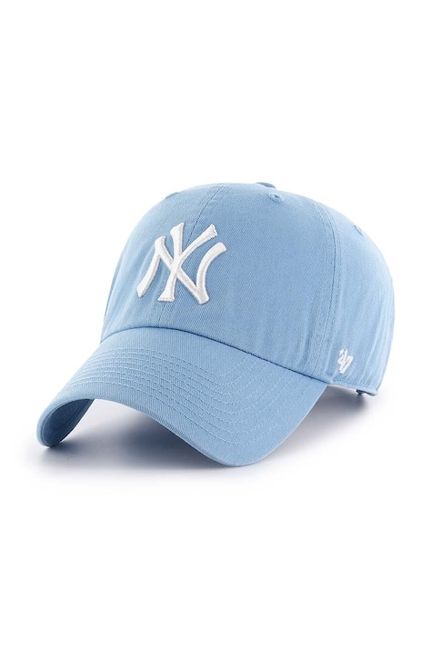 Bavlněná baseballová čepice 47brand MLB New York Yankees s aplikací, B-RGW17GWSNL-COA