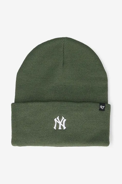 Čiapka 47brand New York Yankees Moss Base zelená farba
