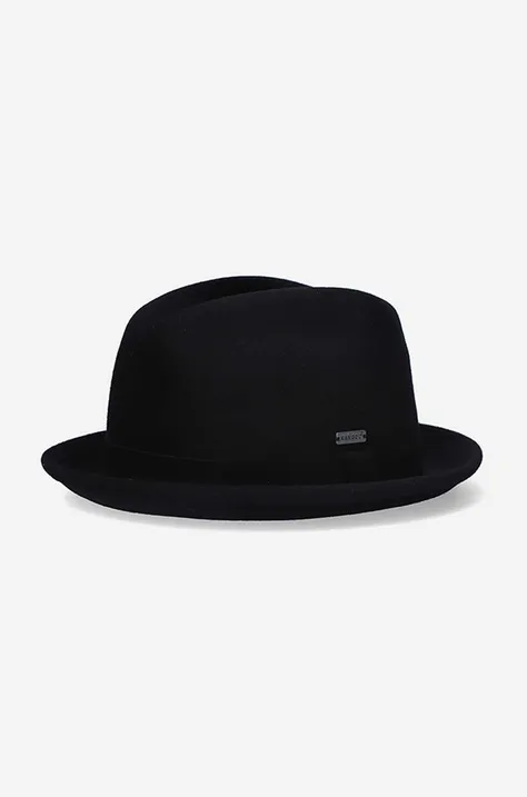 Μάλλινο καπέλο Kangol Polished Player χρώμα: μαύρο