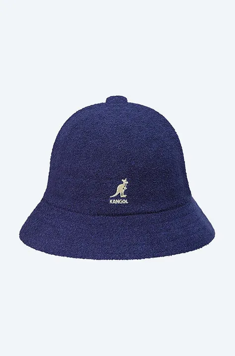 Kangol kapelusz Bermuda Casual kolor granatowy 0397BC.NAVY-NAVY