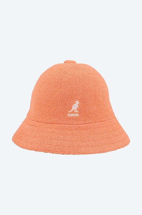 Kangol pălărie Bermuda Casual culoarea portocaliu 0397BC.PEACH-PEACH.PINK