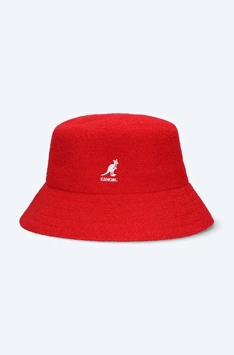 Капелюх Kangol Bermuda Bucket колір червоний K3050ST.SCARLET-SCARLET