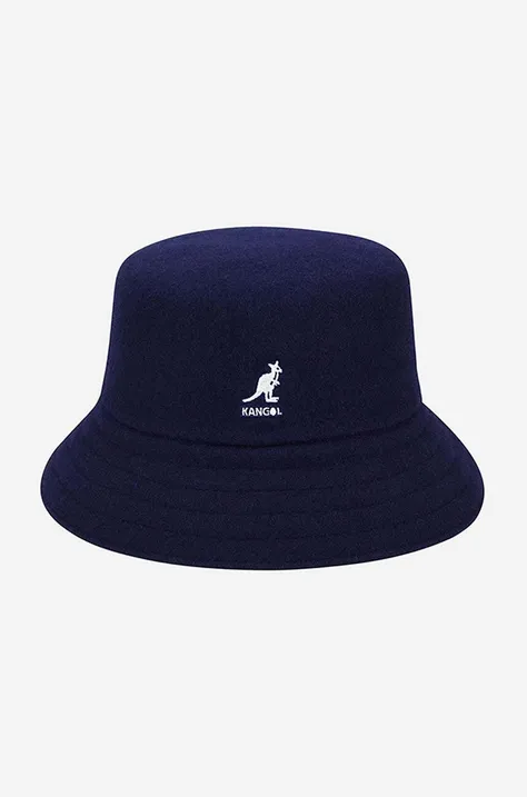 Volnen klobuk Kangol Wool Lahinch mornarsko modra barva