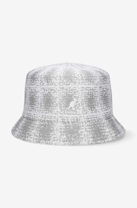 Kangol kapelusz Grounge Plaid Bin kolor szary K3548.GREY-GREY/WHT