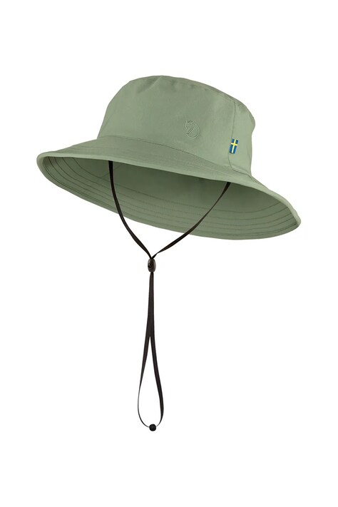 Fjallraven palarie Abisko culoarea verde, F77406