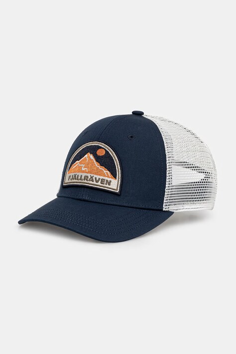 Fjallraven șapcă Badge culoarea bleumarin, cu imprimeu  F78152