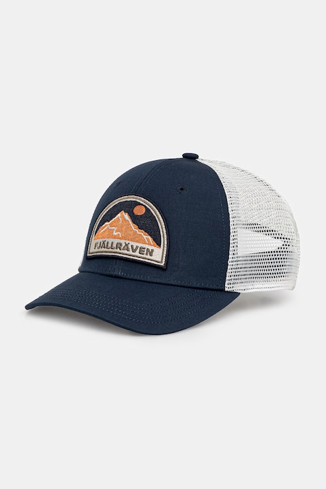 Fjallraven șapcă Badge culoarea bleumarin, cu imprimeu F78152
