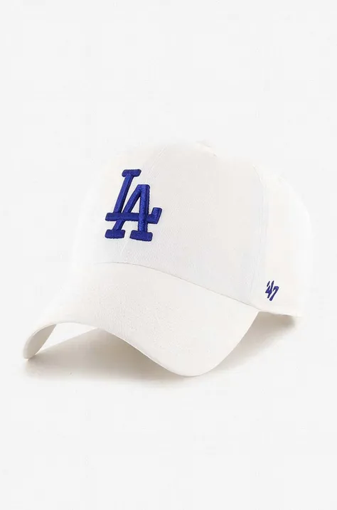 47 brand baseball sapka Los Angeles Dodgres fehér, nyomott mintás, B-RGW12GWS-WHE
