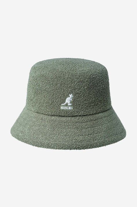 Kangol Kapelusz Kangol Bermuda Bucket K3050ST CONCRETE zielony K3050ST