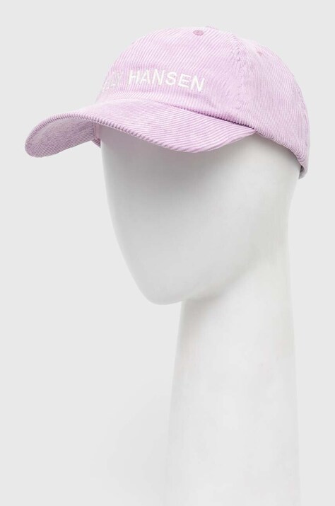 Κοτλέ καπέλο μπέιζμπολ Helly Hansen Graphic Cap χρώμα: πράσινο