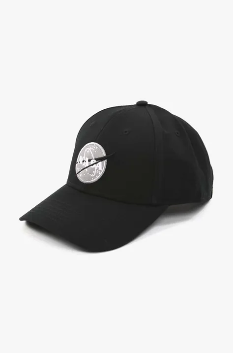 Βαμβακερό καπέλο του μπέιζμπολ Alpha Industries Nasa Cap χρώμα: μαύρο