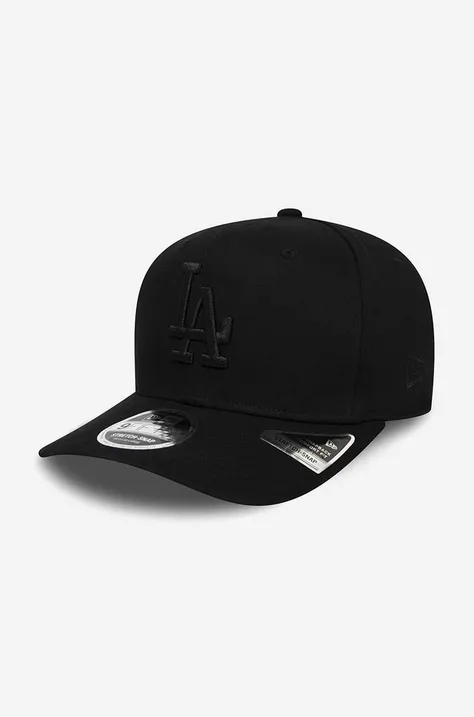 New Era czapka z daszkiem Bob Fifty Stretch Snap La Dodge kolor czarny z aplikacją 12285244-CZARNY