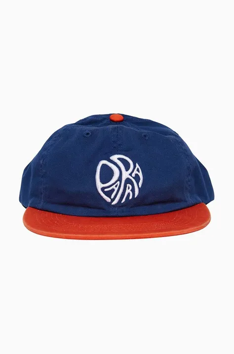 by Parra șapcă de baseball din bumbac Circle Tweak culoarea bleumarin, cu model 49370.NAVY-NAVY
