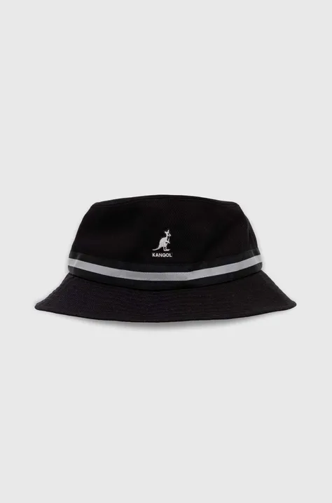 Bombažni klobuk Kangol Lahinch črna barva