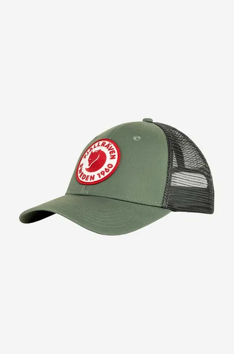 Καπέλο Fjallraven 1960 Logo Langtradarkeps χρώμα: πράσινο