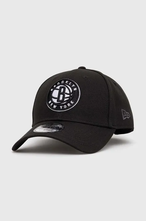 New Era czapka z daszkiem kolor czarny z aplikacją 11405616-CZARNY
