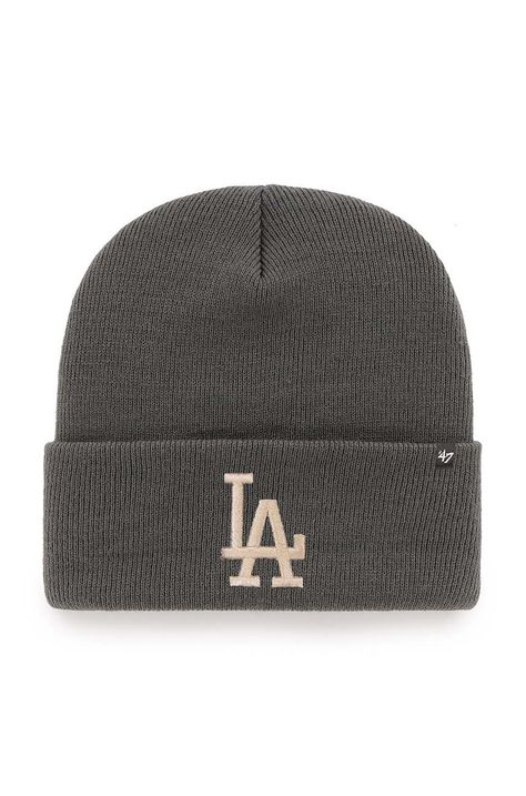 Καπέλο 47 brand MLB Los Angeles Dodgers χρώμα: γκρι