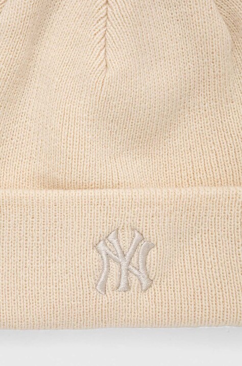 Шапка 47 brand MLB New York Yankees — AA00-CAU1WE, бежевий — фото 3