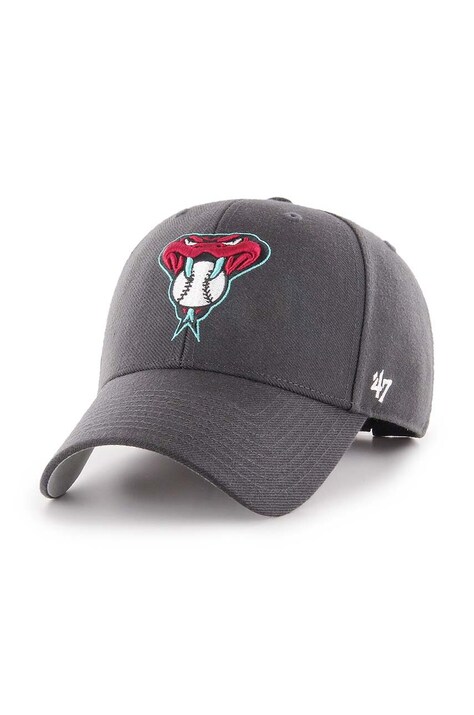 Кепка 47 brand MLB Arizona Diamondbacks цвет серый с аппликацией