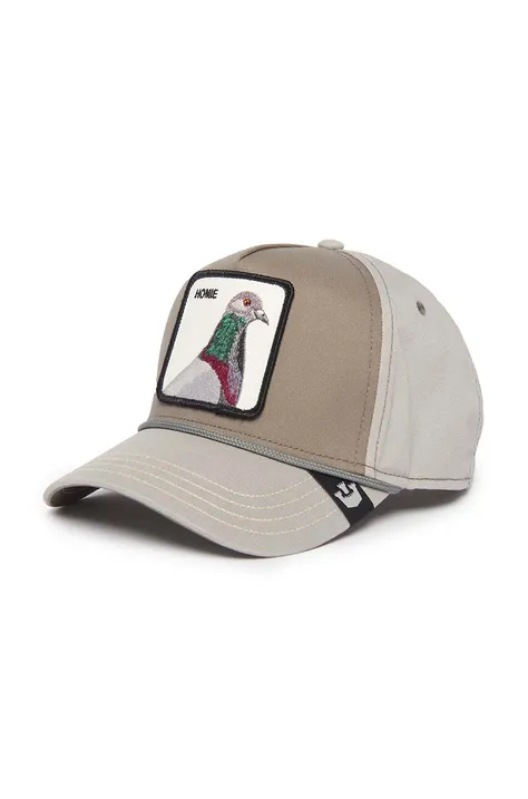 Βαμβακερό καπέλο του μπέιζμπολ Goorin Bros Pigeon χρώμα: γκρι, 101-1135