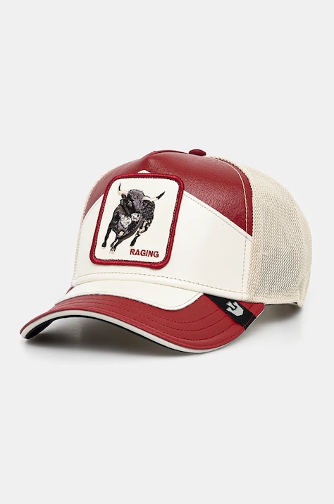 Goorin Bros Кепка Goorin Bros Moto Raging цвет красный с аппликацией 101-1692
