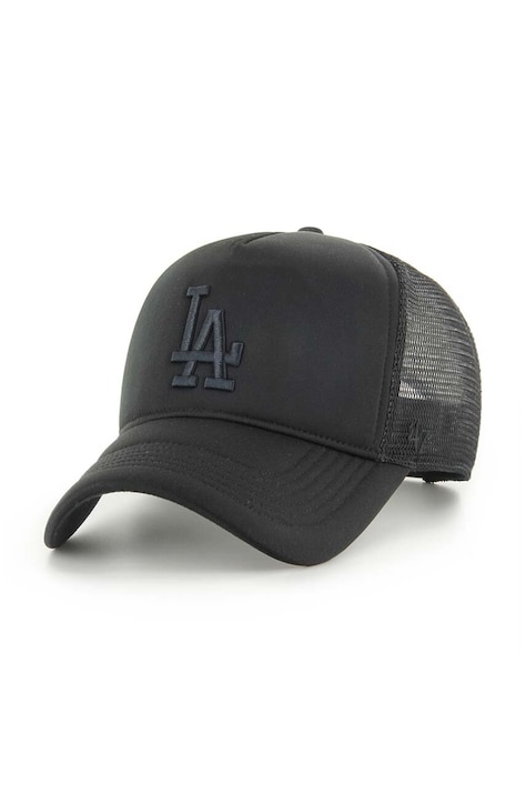 47 brand sapca MLB Los Angeles Dodgers culoarea negru, cu imprimeu, B-TRTFM12KPP-BK