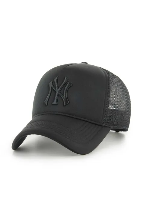 Kšiltovka 47 brand MLB New York Yankees černá barva, s aplikací, B-TRTFM17KPP-BK